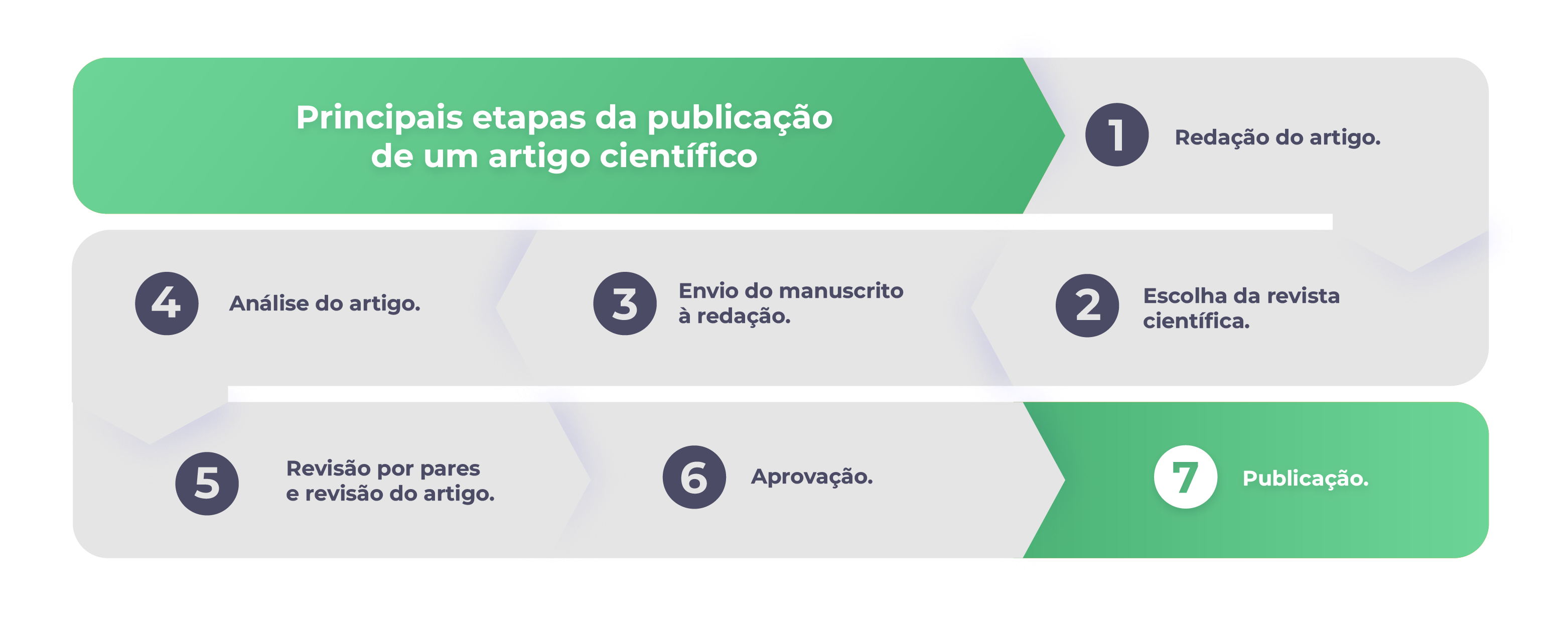 Principais etapas da publicação de um artigo científico