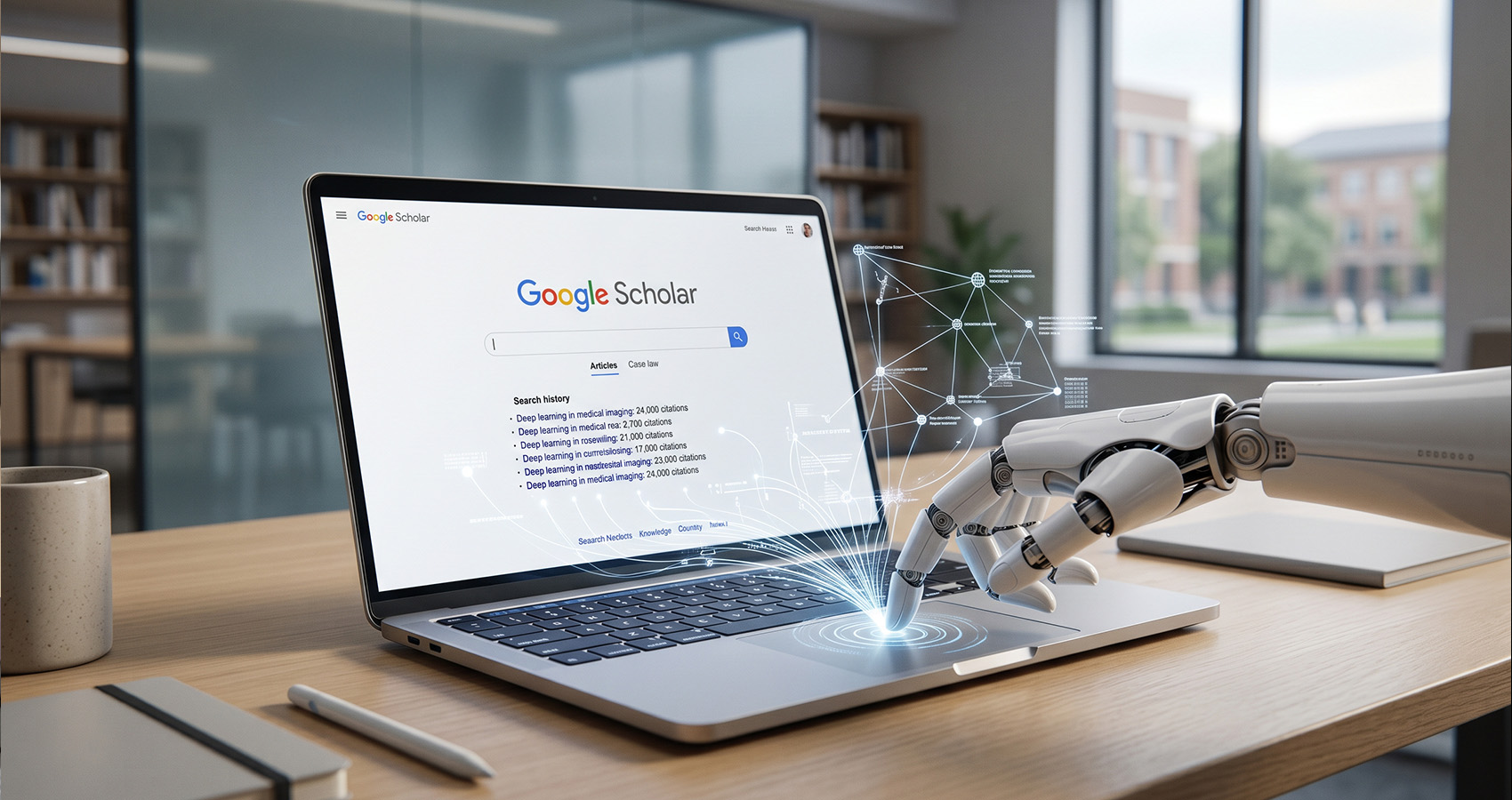 Inteligencia artificial en Google Scholar