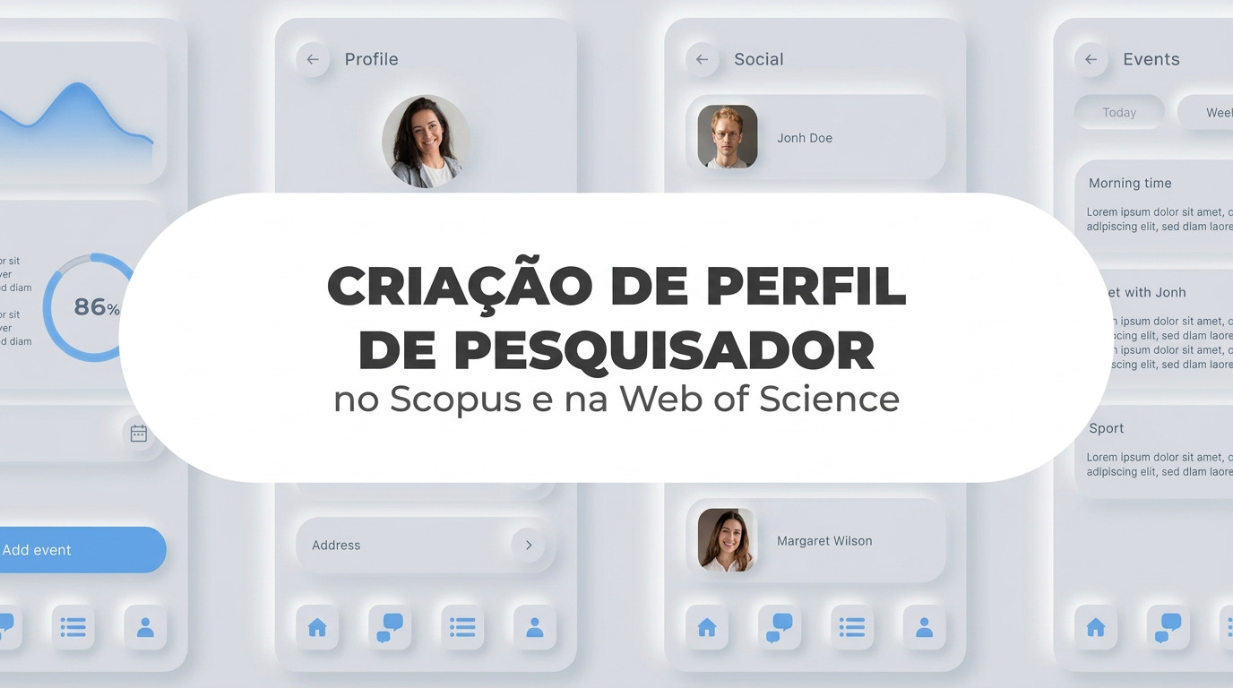 Criação de perfil de pesquisador no Scopus e na Web of Science